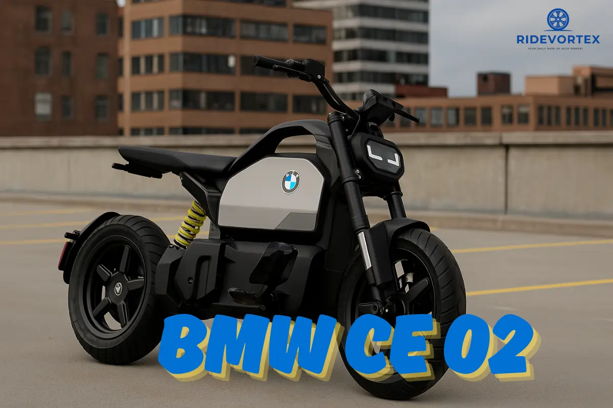 BMW Motorrad’s CE 02 blends the spirit of a motorcycle, scooter, and skateboard into a unique “e-Parkourer”.