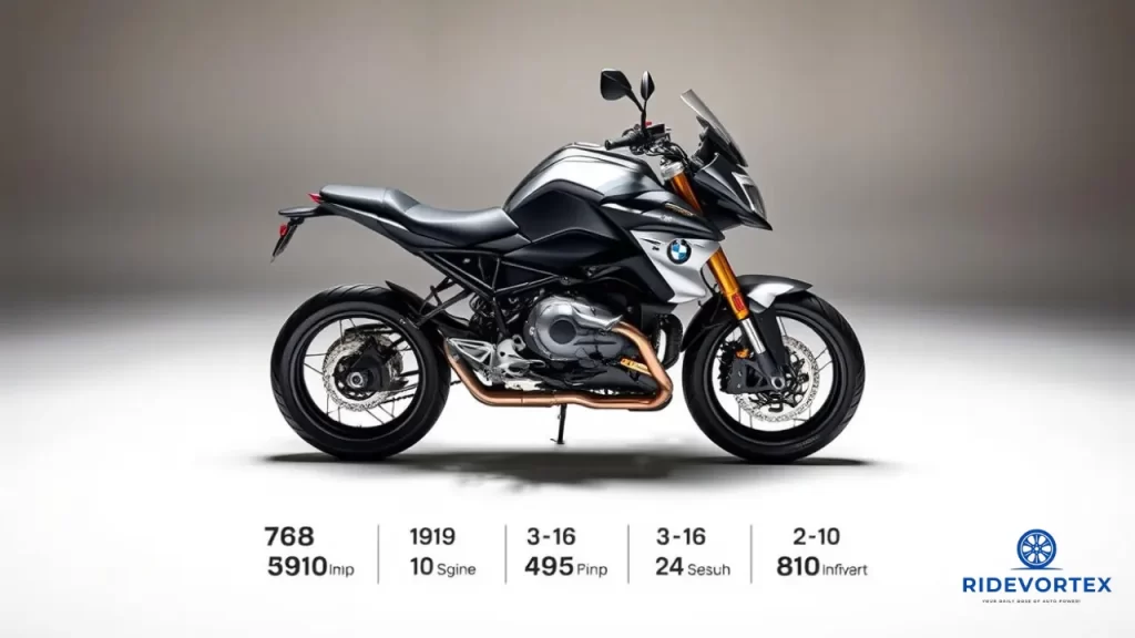 BMW R 1300 R rear design with LED taillight, exhaust, and sporty tail section