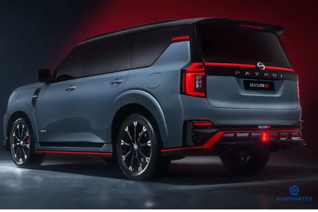 _back look of Nissan Patrol Nismo