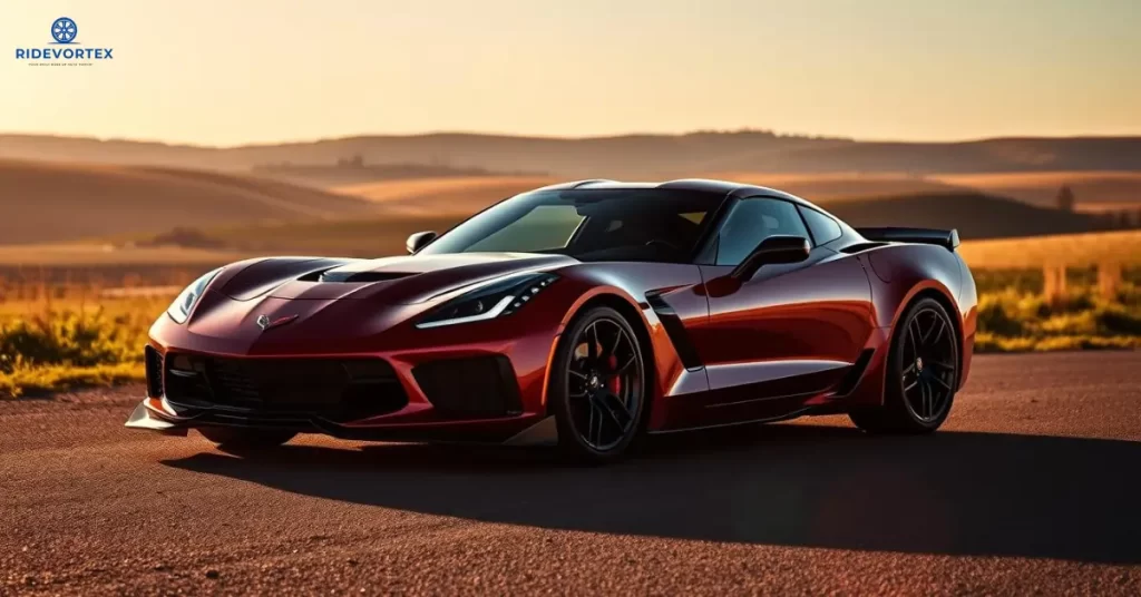 Chevrolet Corvette ZR1 evening time side look